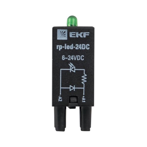 Модуль защитный светодиодный 24 VDC для промежуточных реле RP EKF