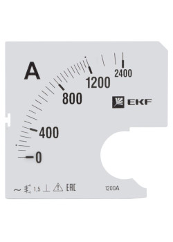 Шкала сменная для A721 1200/5А-1,5 EKF