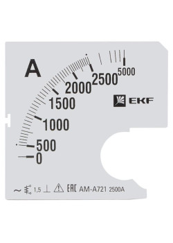 Шкала сменная для A721 2500/5А-1,5 EKF