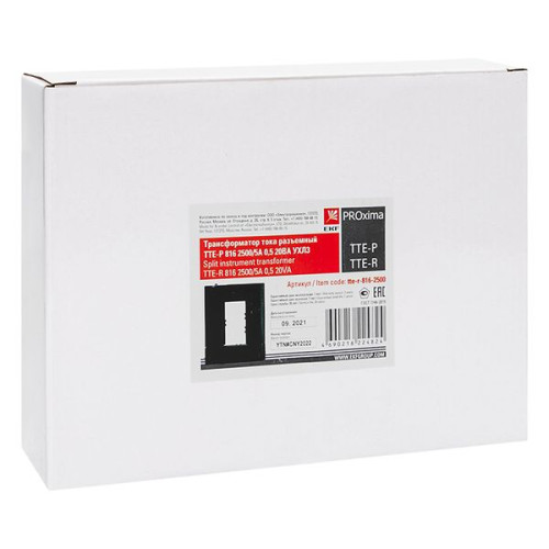 ТТЕ-Р 816 2500/5А 0,5 20ВА УХЛ3 EKF PROxima ТТЕ-Р 816 2500/5А 0,5 20ВА УХЛ3 EKF PROxima