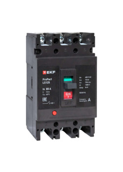 ProPact LS125 80А 3P 18кА EKF