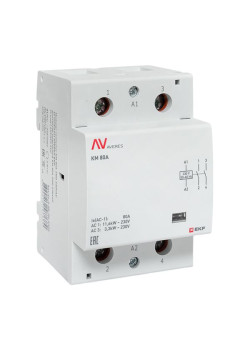Контактор модульный КМ 80А 2NO 230В АС (3 мод.) AVERES EKF