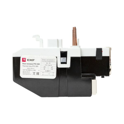 Реле тепловое РТЭ-3361 55-70А EKF Реле тепловое РТЭ-3361 55-70А EKF