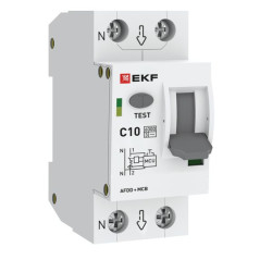 УЗДП с авт.выкл. 1P+N 10А (С) 6кА PROXIMA EKF