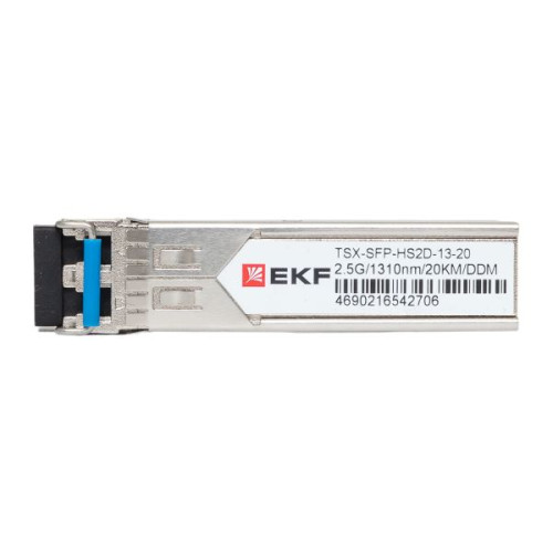 SFP модуль 2,5 Гбит двойное одномодовое оптоволокно 1310нм 20км TSX EKF SFP модуль 2,5 Гбит двойное одномодовое оптоволокно 1310нм 20км TSX EKF