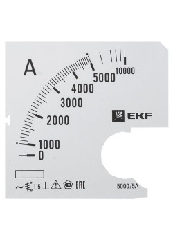 Шкала сменная для A961 5000/5А-1,5 EKF