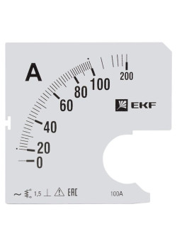 Шкала сменная для A961 100/5А-1,5 EKF