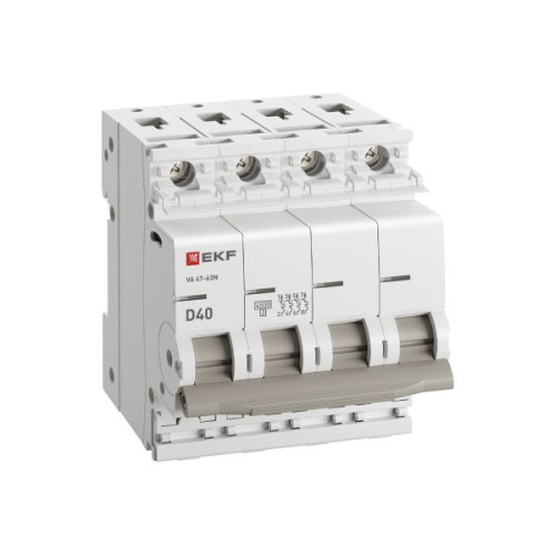 Авт. выкл. ВА 47-63N 4P 40А (D) 4,5kA PROXIMA EKF