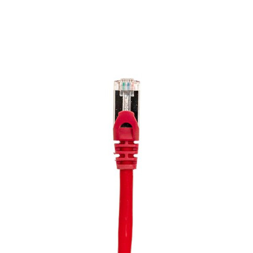 Патч-корд TERACOM CS Cat.6A экран. S/FTP LSZH красный (5,0м)