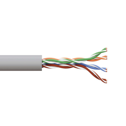 Витая пара TERACOM CS Cat.5E U/UTP 4 п. solid 24AWG нг(А)-LSLTx сер. (305м)