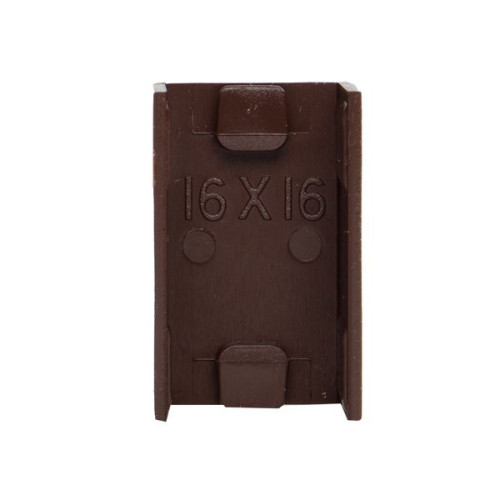 Соединитель (16x16) (4 шт) темн. дерево EKF-Plast