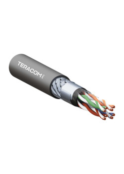 Витая пара TERACOM PRO Cat.5E SF/UTP 4 п. черн. (500м)