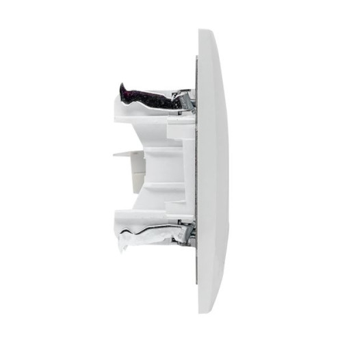 Валенсия розетка компьютерная RJ-45 1-местная белая EKF