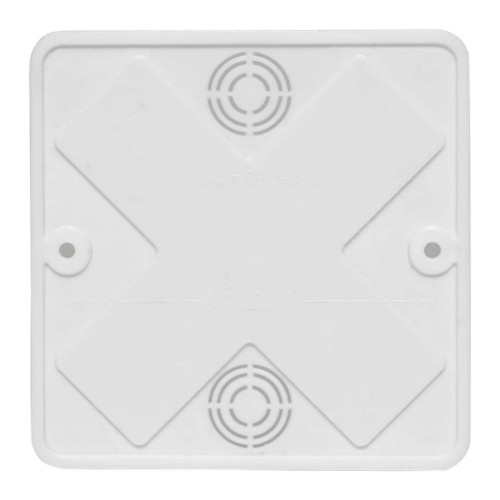 Коробка разветвительная КМР-030-032кг наружная (100x100x28) белая с клеммником 6мм2 EKF