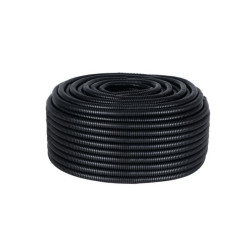 Труба гофр. ПНД с протяжкой d20 мм (100 м) черн. EKF-Plast