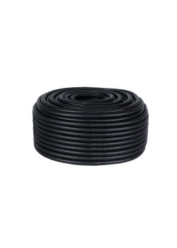 Труба гофр. ПНД с протяжкой d20 мм (100 м) черн. EKF-Plast