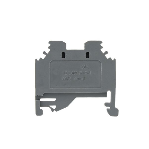 Колодка клеммная пружинная JXB-S-2.5 24А серая EKF