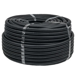 Труба гофр. безгалог. FRHF с протяжкой d50 мм (20 м) черн. EKF-Plast