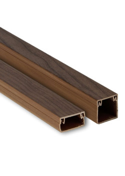 Канал каб. (12x12) (120 м) темн. дерево EKF-Plast