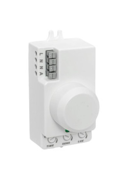 Микроволновый датчик движения бел. 1200Вт 360гр. до 10м IP20 MW-700 EKF