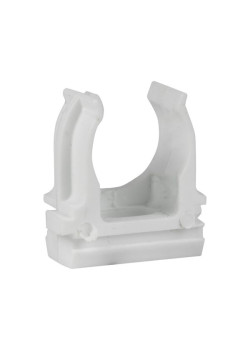 Крепеж-клипса d25 мм (10 шт) белая EKF-Plast