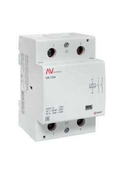 Контактор модульный КМ 125А 2NO 230В АС (3 мод.) AVERES EKF