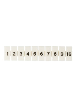Маркеры для UT/ST/Push-in 6 с нумерацией 1-10 (100 шт.) EKF