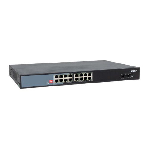 Промышленный неуправляемый коммутатор U-2GX/SFP-16GTR-R TSX EKF