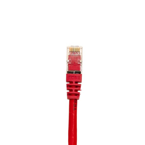 Патч-корд TERACOM CS Cat.6A экран. S/FTP LSZH красный (5,0м)
