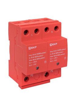 УЗИП Класс 1 Iimp 25kA (10/350μs) 2P EKF