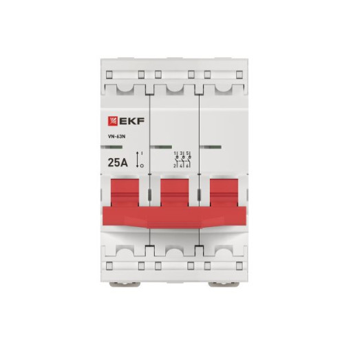 Выкл. нагрузки ВН-63N 3P 25А PROXIMA EKF Выкл. нагрузки ВН-63N 3P 25А PROXIMA EKF