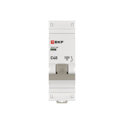 Авт. выкл. ВА 47-100 1P 40А (C) 10kA PROXIMA EKF Авт. выкл. ВА 47-100 1P 40А (C) 10kA PROXIMA EKF