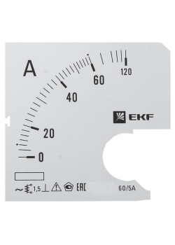 Шкала сменная для A721 60/5А-1,5 EKF