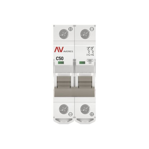 AV-6 DC 2P 50A (C) 6kA EKF AVERES