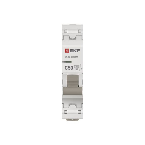Авт. выкл. ВА 47-63N MA 1P 50А (C) 6кА без тепл. расцепит. PROXIMA EKF
