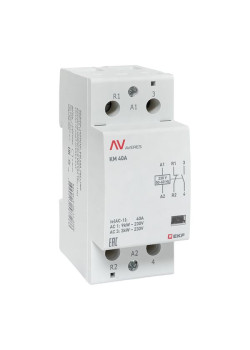 Контактор модульный КМ 40А 1NO+1NC 230В АС (2 мод.) AVERES EKF
