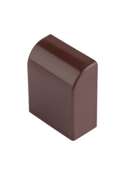 Заглушка (25x16) (4 шт) темн. дерево EKF-Plast