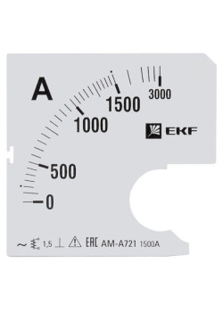 Шкала сменная для A721 1500/5А-1,5 EKF