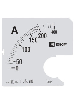 Шкала сменная для A961 200/5А-1,5 EKF