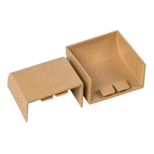 Заглушка (40x25) (4 шт) свет. дерево EKF-Plast Заглушка (40x25) (4 шт) свет. дерево EKF-Plast