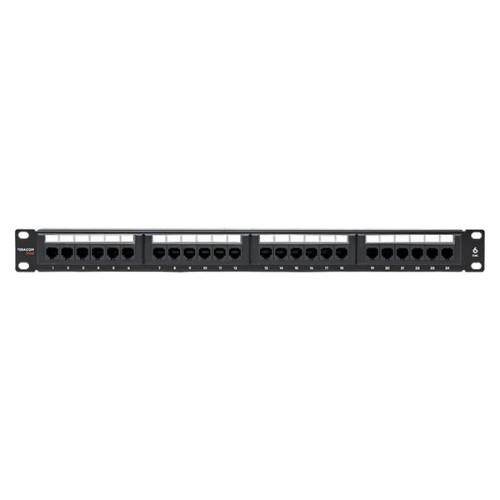 Патч-панель TERACOM PRO 19'' Cat.6 1U неэкран. UTP 24 порта RJ-45 Dual IDC Патч-панель TERACOM PRO 19'' Cat.6 1U неэкран. UTP 24 порта RJ-45 Dual IDC