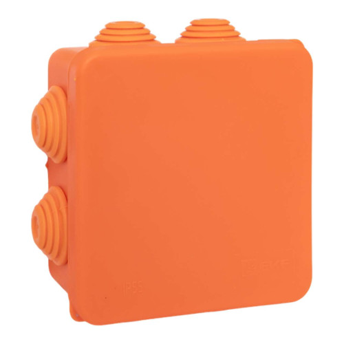 Коробка огнестойкая E45 85x85x40мм с клеммниками 6 полюсов 0,5-4мм2 IP55 HF EKF